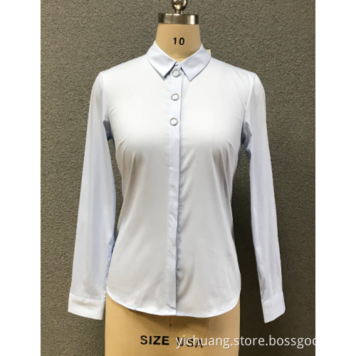 Women's woven long shirt